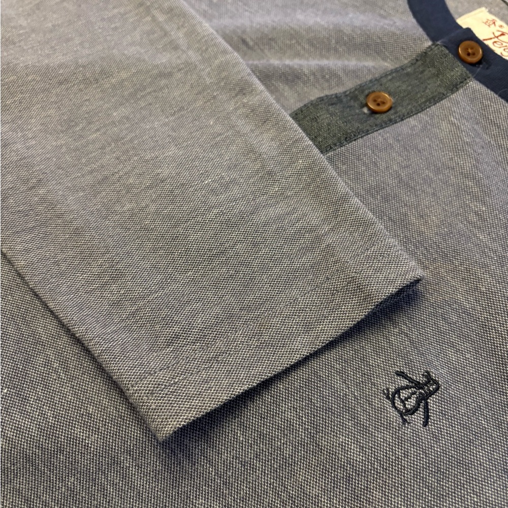 PRICE DROP! 🎈Original Penguin long sleeve henley shirt in XL!